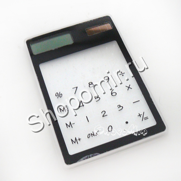 Сенсорный тонкий калькулятор черный