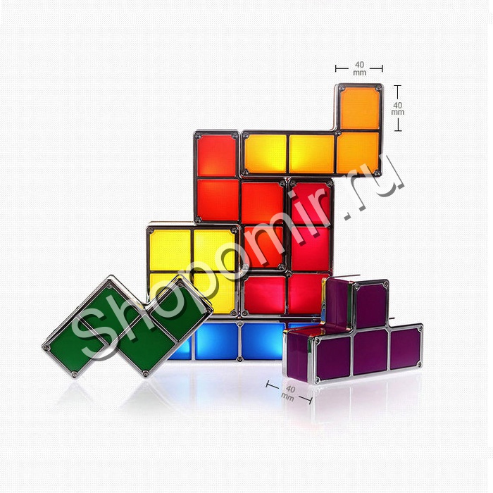 Светильник-конструктор Тетрис	