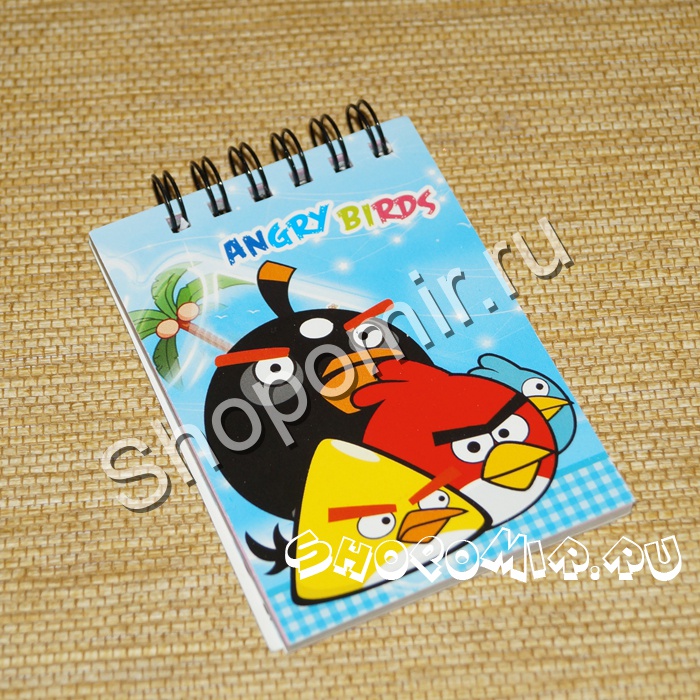 Блокнот "AngryBirds" 40 цветных листов	