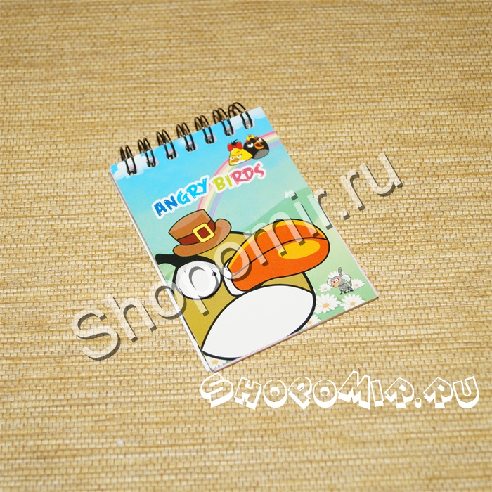 Блокнот "AngryBirds" 40 цветных листов	