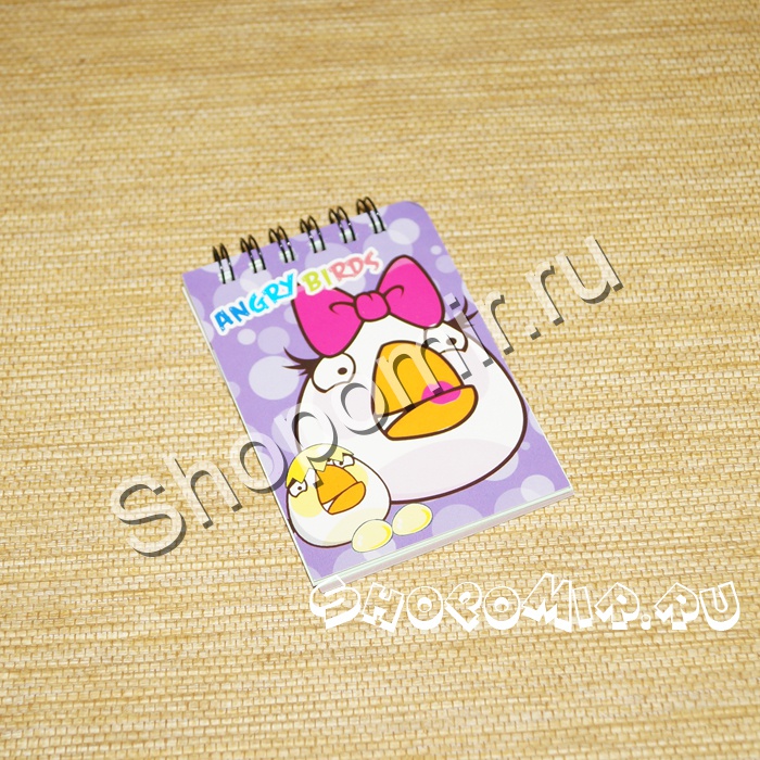 Блокнот "AngryBirds" 40 цветных листов	