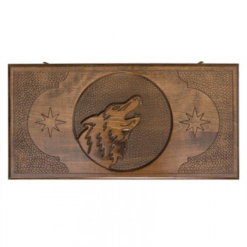 Нарды резные "Волк"