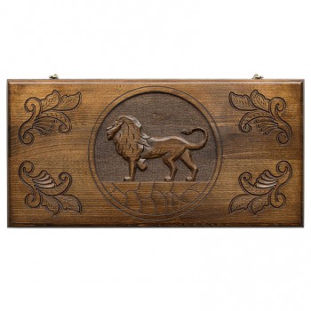 Нарды резные "Лев" 60