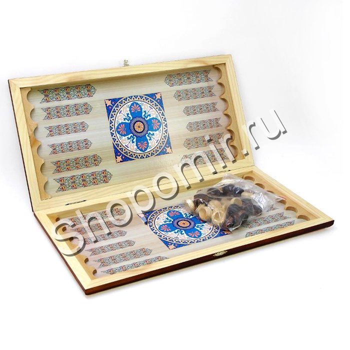 Нарды деревянные Соколиная охота средние  50 см